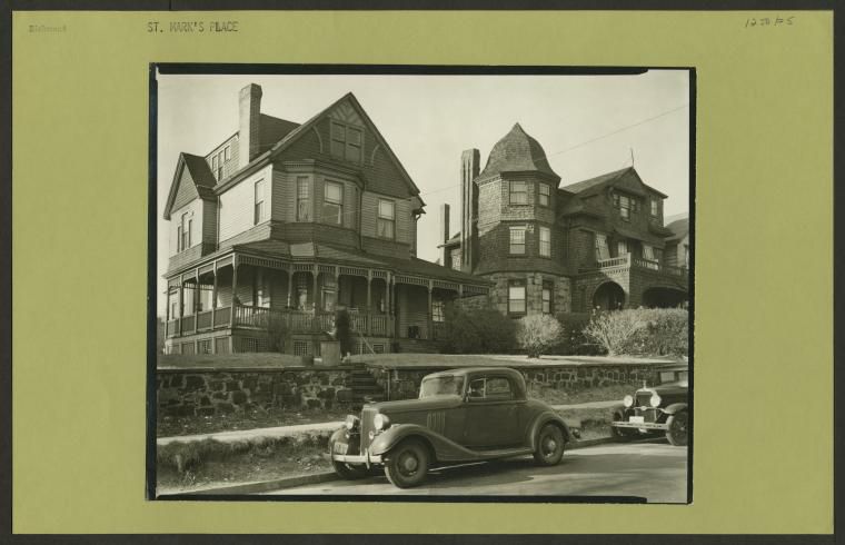 "Richmond: St. Marks Place." Staten Island. 1937.